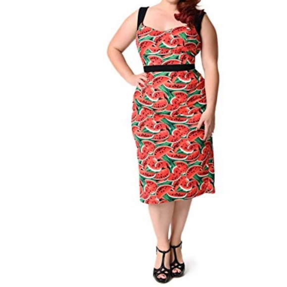 vintage watermelon dress